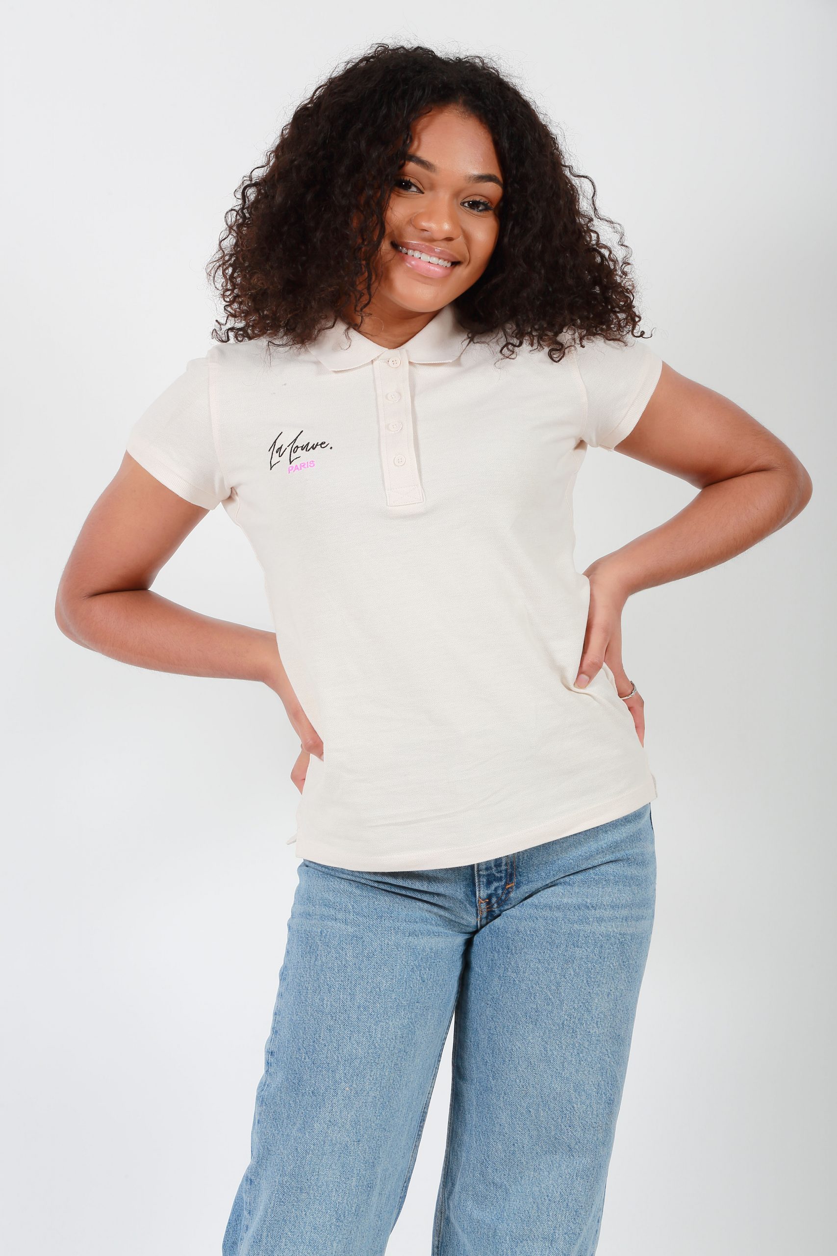 Polo bio manches courtes femme